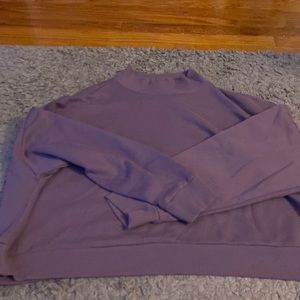 Cropped sweater turtle neck